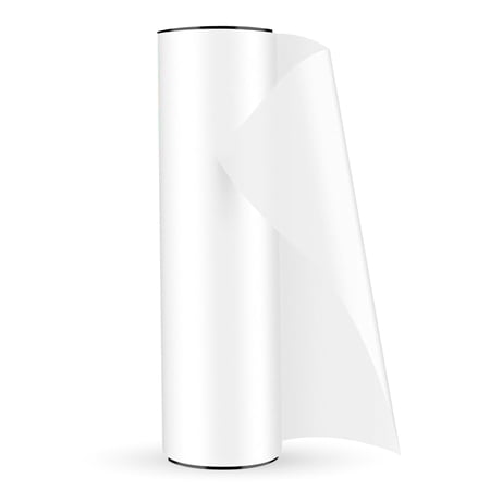 MakeIt DTF Transfer Film Roll 24" x 328ft - Hot/Cold Peel DTF Roll Film, Double Sided Matte PreTreat PET Heat Transfer Paper for 24” DTF Printer, Direct to Film Roll for T-Shirts Textile 60cm x 100M