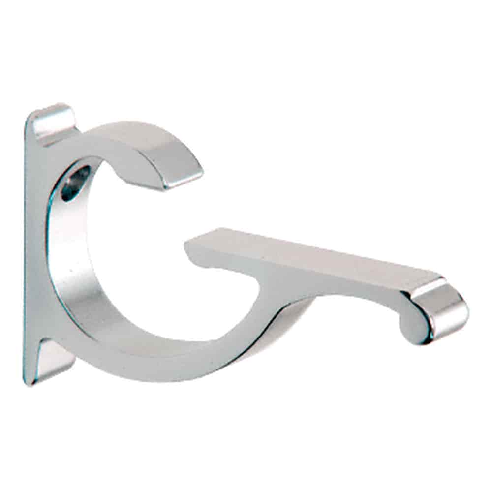 CRL CC5CH Chrome Designer Aluminum Shelf Bracket for 3/8" to 1/2" Glass