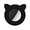 Black, variant on Cute Cat Silicone Case 1st/2nd Generation, Pet Collar Holder with Anti-Loss Strap, Soft Protective Cover Tag, for Cats & Dogs