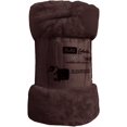 thumbnail image 1 of Fleece Faux Fur Roll Mink Throw Throws/Bed Blanket Beautiful Colours (Single,, 1 of 3