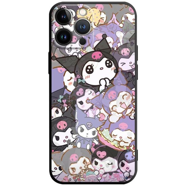 Cute Kuromi para iPhone 14 13 12 11 Pro X XR XS Max 8 Plus Mini funda de silicona xuanjing unisex