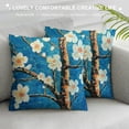thumbnail image 3 of PHYHOO Oil Painting Linen ,Decorative &amp; Flower Cushion Cover Pillowcase Indoor Sofa Decorations (Case ONLY), 3 of 5