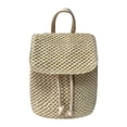thumbnail image 1 of Bolsa Mochila de paja para mujer Mochilas escolares de cuero tejidas a mano para la playa de verano Mochilas de viaje Ndcxsfigh Para Estrenar, 1 of 8