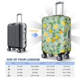 thumbnail image 2 of Luggage Cover Anti Scratch, Cute Lemon Purple Flower Leaves Elastic Suitcase Protector Fits 18-32 Inch Luggage, 2 of 2