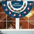thumbnail image 1 of Ganfancp Abanico de Navidad Jardín Bandera Navidad Santa Claus Bandera Colgante Semicírculo Banner Ofertas y Liquidaciones 1 Bandera Semicircular, 1 of 5