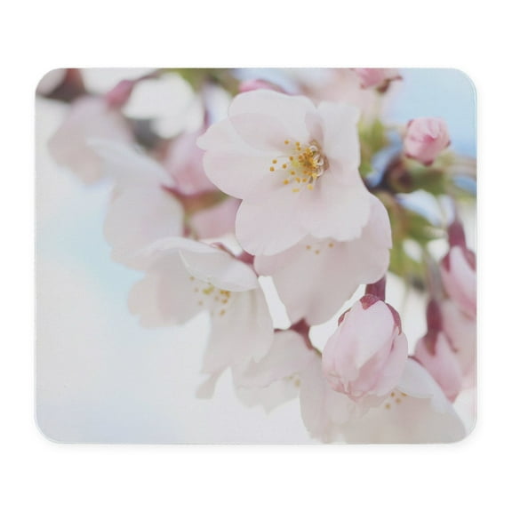 CafePress - Pretty Cherry Blossoms Mousepad - Non-slip Rubber Mousepad, Gaming Mouse Pad