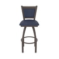 thumbnail image 4 of 870 Hadleigh 30" Swivel Bar Stool with Bronze Finish and Graph Anchor Seat and Back, 4 of 4