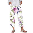 thumbnail image 2 of Qiopertar Capris d'Été Confortables pour Femmes, Mode Imprimée, Livraison Gratuite à Moins de 5$, jusqu'à 90 % de Réduction, 2 of 5