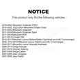thumbnail image 2 of TOR Front Rear Suspension Stabilizer Bar Link Kit for Car Mitsubishi RVR Lancer Outlander Chrysler Dodge Eclipse Cross 200 Jeep Avenger Caliber Sebring PHEV Patriot Compass Sport Left Right KTR-102066, 2 of 2
