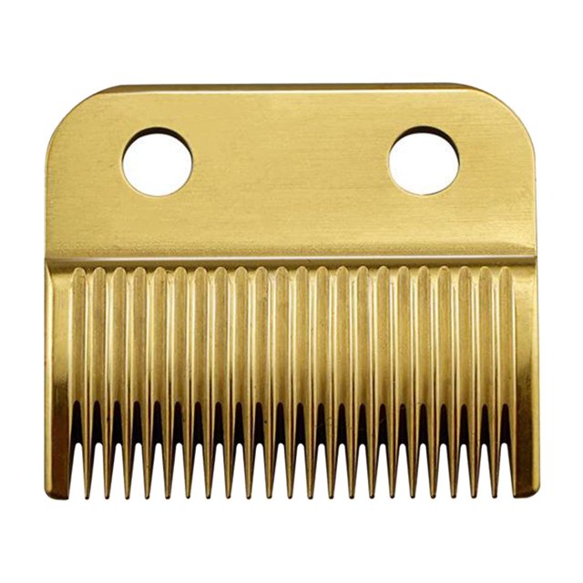 Cabezal de corte de repuesto para a de pelo, diente escalonado, 2 agujeros, repuesto wahl 8504 dorado jinwen Cabezal de cortador de podadoras de pelo