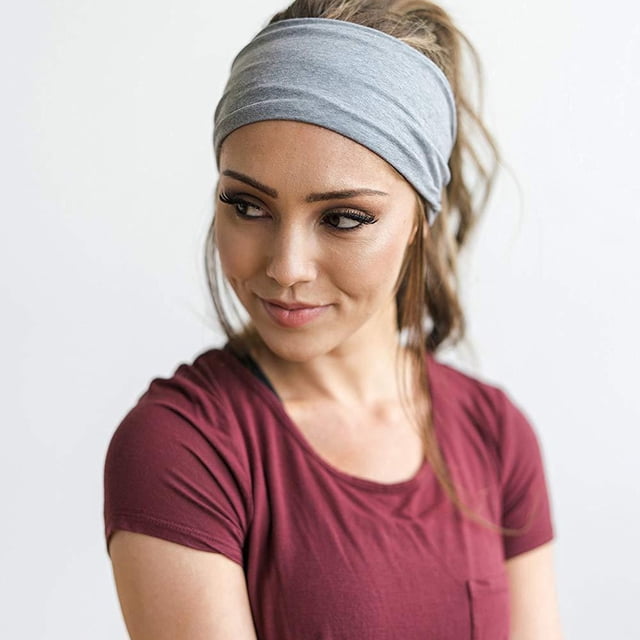Pañuelo para la cabeza unisex de moda para ocio, yoga, danza, absorbente del sudor, banda para la cabeza deportiva