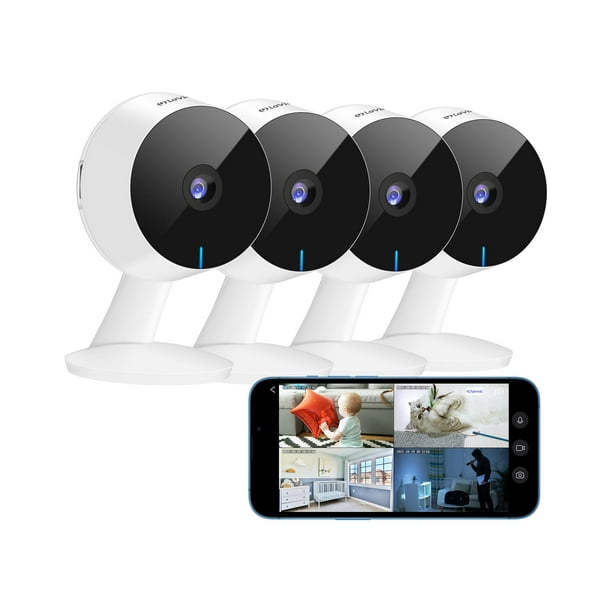 Cámara de seguridad LaView 5MP 3K con visión nocturna en color y Alexa