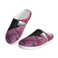 thumbnail image 2 of Lsque Flower Bald Eagle Pattern Womens Comfort Cotton on Scuff With Memory Foam and Anti-skid Sole Slipper-46/47, 2 of 7