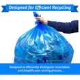 thumbnail image 4 of Reli. 33 Gallon Recycling Bags (120 Bags) Blue Recycling Trash Bags 30 Gallon - 33 Gallon Garbage Bags, Trash Bags 30-35 Gal, 4 of 8