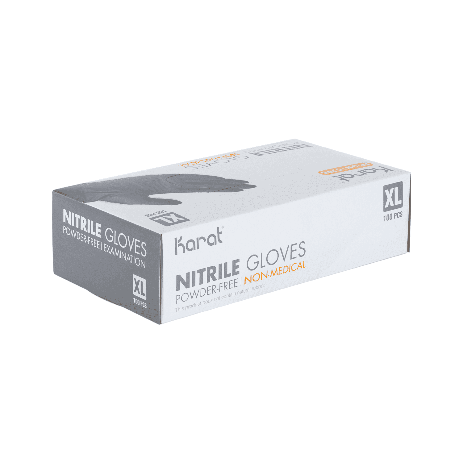 Nitrile Powder - Free Disposable Gloves (Black) - X-Large - 1,000 ct