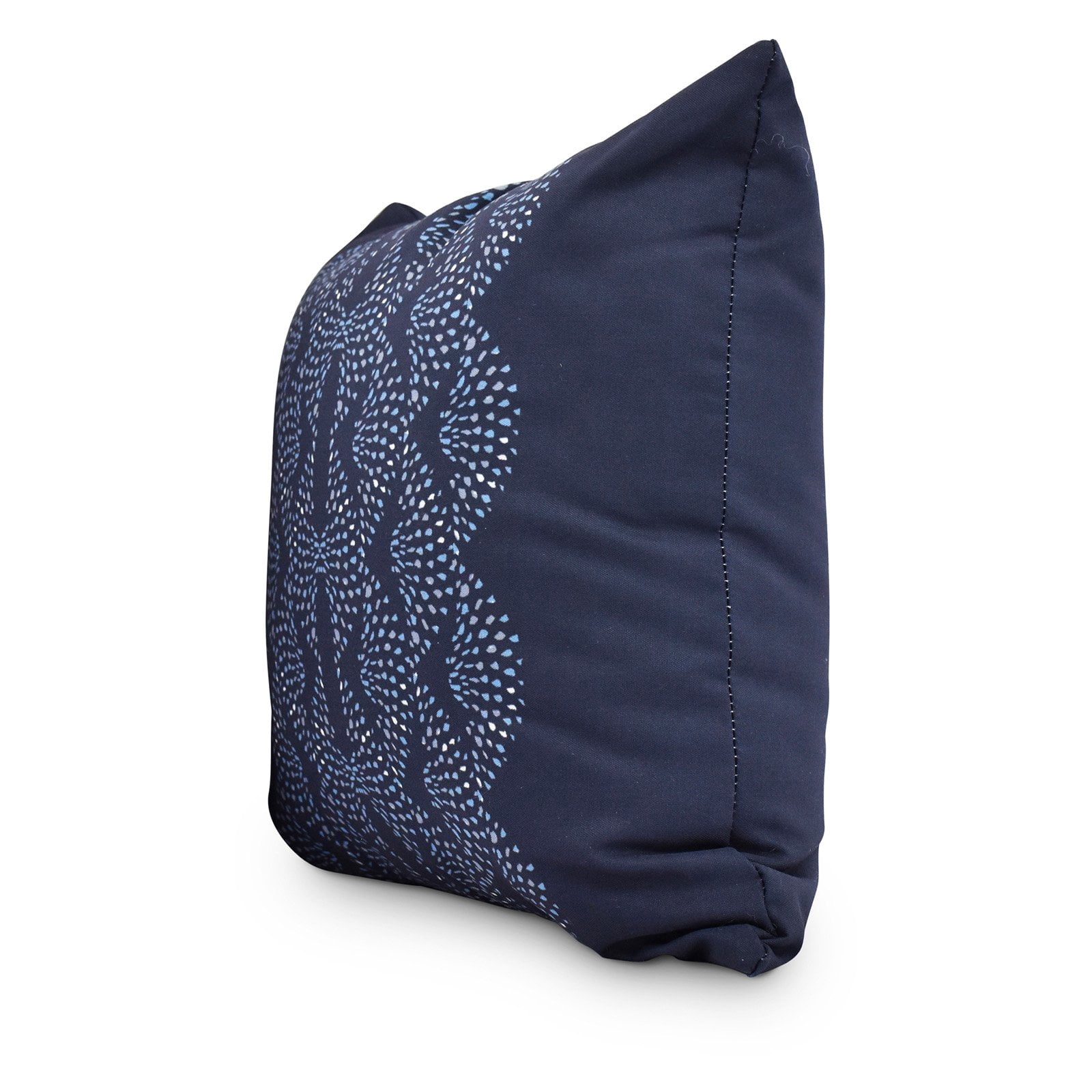 Dotted Focus 18 Inch Green Geometric Print Decorative Throw Pillow