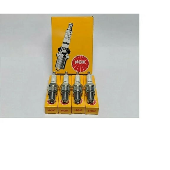 NGK (3194) BR9ES SOLID Standard Spark Plug - Set of 4