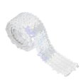 thumbnail image 3 of Unique Bargains 11 Yards 2 Inch Elastic Sequins Trim 5 Row Flat Sequin Strip Sequins Fabric Ribbon for Sewing White, 3 of 6