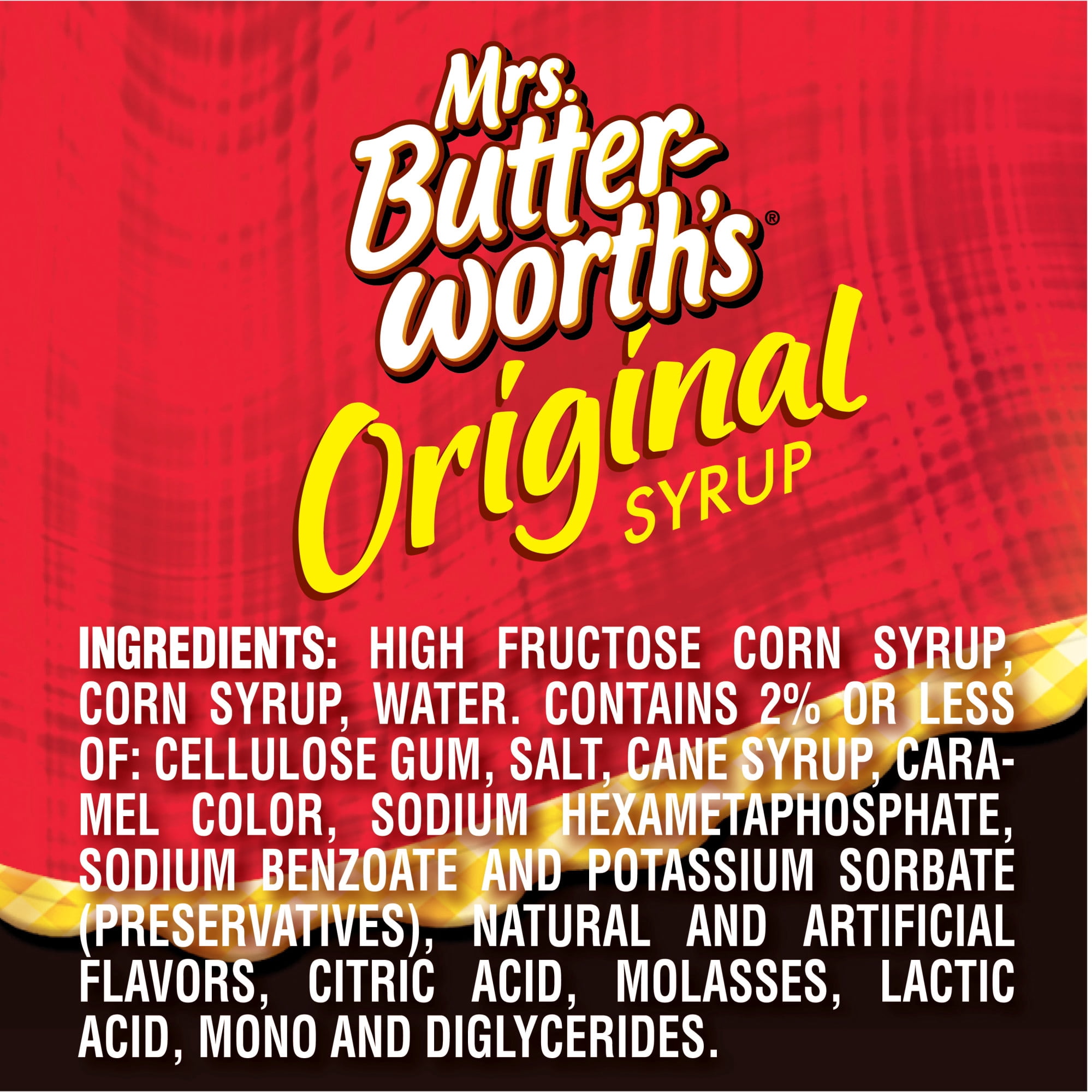 (6 pack) Mrs. Butterworth's Original Pancake Syrup, 64 fl oz