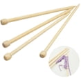 thumbnail image 1 of Coofit 4PCS Knitting Needle Creative Sweater Needle Bamboo Needle Knitting Tool, 1 of 10