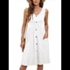 thumbnail image 3 of Vestidos de Verano para Mujer, Sin Mangas, Informales, Holgados, con Botones y Bolsillos XXL, 3 of 9