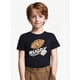 thumbnail image 1 of Rugby T-shirt - Boys' Summer Casual T-Shirt - Cool & Refreshing Short Sleeve with Fun Rugby Print, Blue Sports Tee for, Cotton Fabric, Perfect for Outdoor Play & Casual Attire, 1 of 6