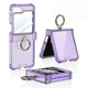 thumbnail image 1 of unique Clear Anti-Fall Shockproof Protective Phone Case for Samsung Galaxy Z Flip 6 with Ring, 1 of 1