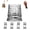 Silver_B, variant on Spinning Whiskey Glasses, 360° Rotating Old Fashioned Crystal Tumbler with 280ml Relief Base for Bourbon, Scotch, Rum