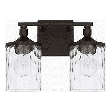 Capital Lighting 128821-451 Colton 2 Light 13  Wide Bathroom Vanity Light - Black