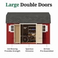 thumbnail image 4 of Little Cottage Co. 12x14 Value Gambrel Workshop Barn with 6 ft. Sidewalls and Floor, Outdoor Wood Storage Shed Do-It-Yourself Precut Kit, 4 of 13