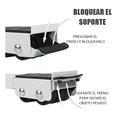 thumbnail image 3 of Base Con Ruedas Soporte Ajustable para Electrodomestico, Blanco/Negro, 3 of 5