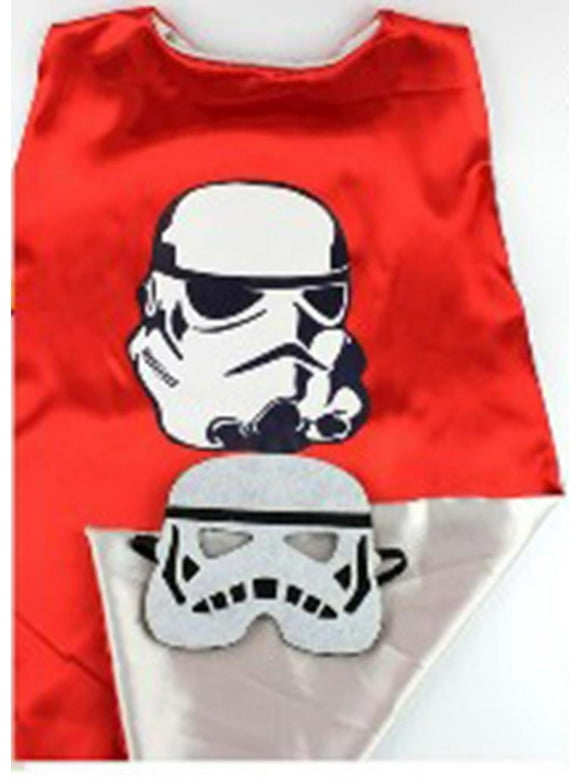 Star Wars Costume - Storm Trooper Logo Cape and Mask with Gift Box by Superheroes