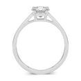 thumbnail image 3 of 14K White Gold Round Cut Lab Grown Diamond Basket Split Shank Solitaire Engagement Ring - 1 Carat | E-F Color, VS1-VS2 Clarity (Ring Size: 5), 3 of 3