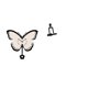 thumbnail image 1 of Reloj De Pared Acrílico Con Forma De Mariposa, Escultura Que No Hace Tictac, Figura Decorativa Para Oficina, Comedor, Habitación Infantil, Dormitorio De Granja, Estantería, Armario., 1 of 8