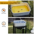 thumbnail image 4 of OuterMust 58,000 BTU Outdoor Fish Fryer with Baskets and Lid, 18 Qt. Propane Deep Fryer and 2 Inner Baskets, Ideal for Frying Fish, Chicken Wings, French Fries, 4 of 6