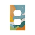 thumbnail image 3 of IAUYY Retardant PC Material Toggle Switch Switch Plate Covers Easy DIY Installation with Screws Light Switch Cover Plate Scene Of Stars and Clouds, 3 of 9