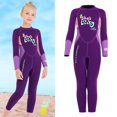 thumbnail image 3 of Traje de Neopreno Completo de Buceo de Manga Larga de Una Pieza para Niña de 2.5MM - S S Baoblaze Traje de buceo de una pieza para niños, 3 of 8
