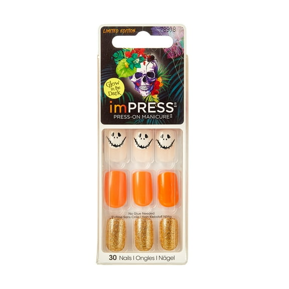 KISS imPRESS Halloween Press-on Manicure Artificial Nail Kit, HBIPD51 Potion