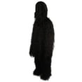 thumbnail image 2 of HPO Adult Unisex Yeti Costume with Mask, Black Bigfoot Halloween Outfit, 1, 2 of 6