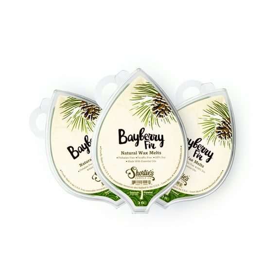 Bayberry Fir Soy Wax Melts 3 Pack - All Natural   Essential Oils   Phthalate Free - Shortie's Candle Company