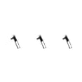 thumbnail image 1 of kurtrusly 1pc 3D Numeral Door Plaque House Drawer Sign Plating Gate Digits 0 to 9 Plastic Number Hotel Home Sticker Address Door Label Number 1 3Set, 1 of 6