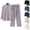 Green, variant on Men's Vintage Cotton Linen Tang Suit Comfortable Chinese Traditional Mandarin Collar Kung Fu Shirts Long Sleeve Tai Chi Outfits, Morning Exercise