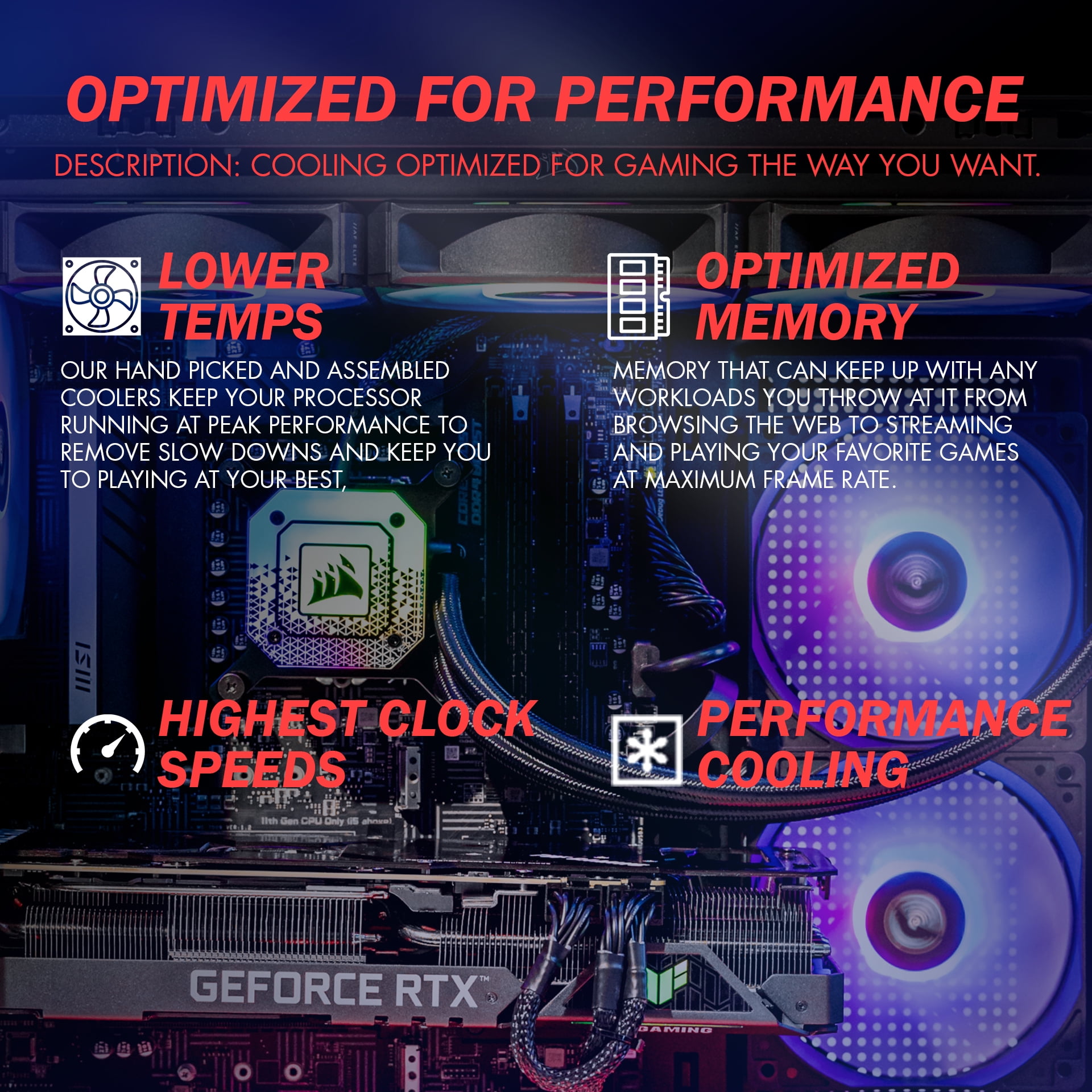 Gigatech Gaming Nova 7 SFF Gaming PC Desktop Bundle - Core Ultra 7 265K, RTX 5080, 64GB DDR5, 1TB SSD, RGB, Windows 11, Wi-Fi, Monitor