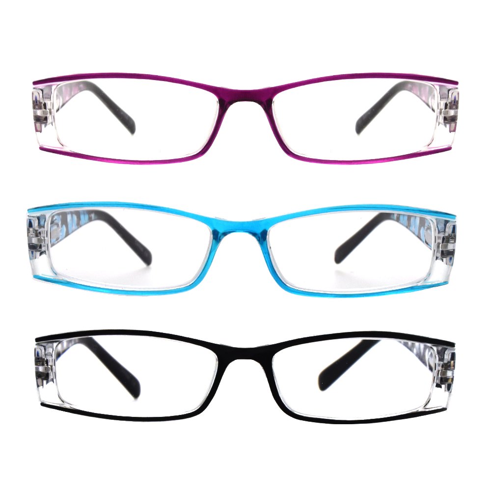 Multi Floral Color Reading Glasses R213SET OF 3 +1.50