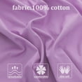 thumbnail image 6 of PiccoCasa Egyptian Cotton Pillowcases, Envelope Pillow Covers, Jumbo Lilac 1, 6 of 7