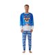 thumbnail image 2 of Pijamas navideños familiares a juego, camiseta de manga larga con estampado de alces y pantalón con estampado de árboles. Ropa de dormir para estar en casa., 2 of 10