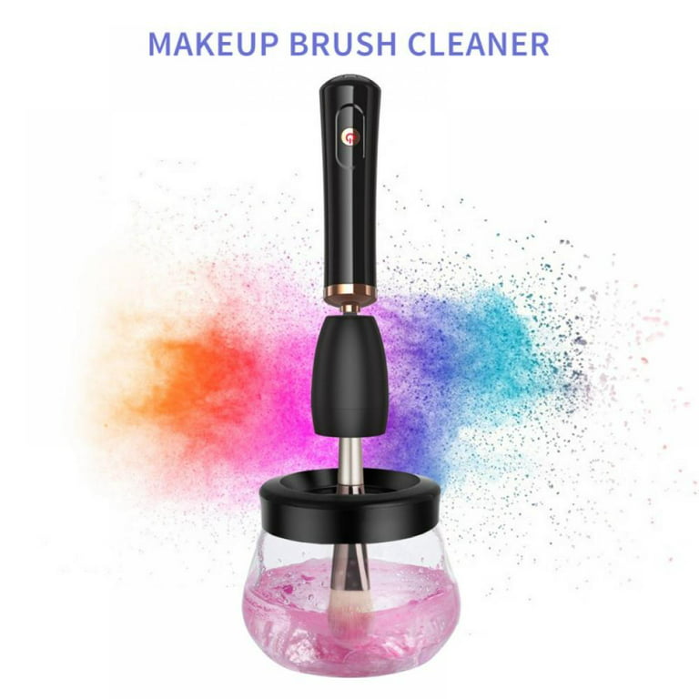 Electric Makeup Brush Cleaner Newest Design, Luxiv Wash Makeup Brush  Cleaner Machine Fit for All Size Brushes Automatic Spinner Machine, Makeup  Brush