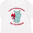 thumbnail image 4 of Inktastic I Want a Hippopotamus for Christmas Boys or Girls Long Sleeve Toddler T-Shirt, 4 of 5