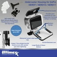 thumbnail image 3 of Ultimaxx 50M Underwater Housing for GoPro Hero9 / Hero10 with Replacement Battery (3.85V 1720MAH) & Underwater Bundle: Includes - Mini Suction Cup Mount, Floating Bobber & More, 3 of 10