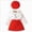 Red, variant on Toddler Infant Baby Girl Clothes 3Pcs Outfit Sets,Ruffle Long Sleeve Shirt and Bowtie Skort with Hat,6 12 18 24 Months 2t 3t 4t Toddler Girls Fall Winter Outfit Set,2-3 Years,Red